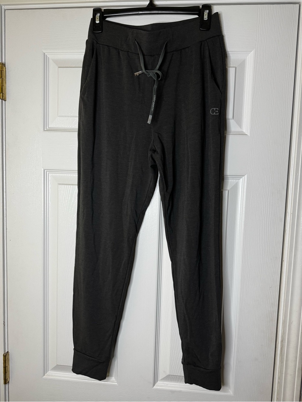 Cozy Earth brushed bamboo jogger in Charcoal